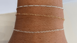 Sterling silver and gold-filled permanent bracelets in Lake Geneva, WI