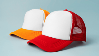 Colorful trucker hats