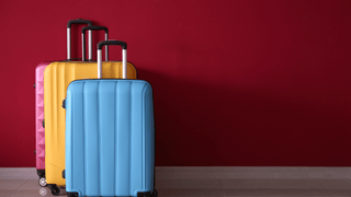 Colorful suitcases