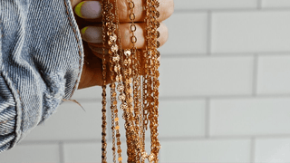 Gold-filled permanent jewelry chain