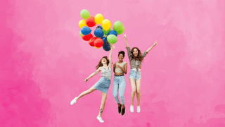 Women celebrating together