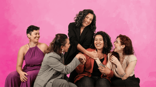 Group of women laughing together