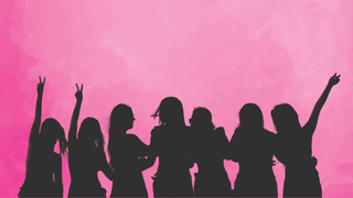 Group of young women