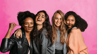 Group of women having fun
