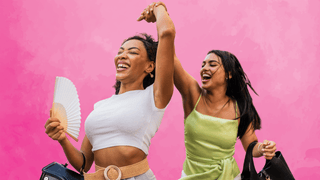 Women laughing and having fun