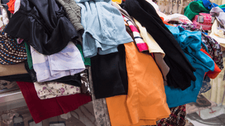 A variety of clothing items