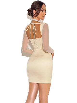 Ivory Whisper Corset Dress