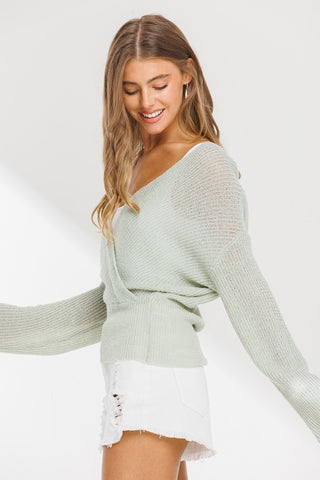 Soft Embrace Wrap Top