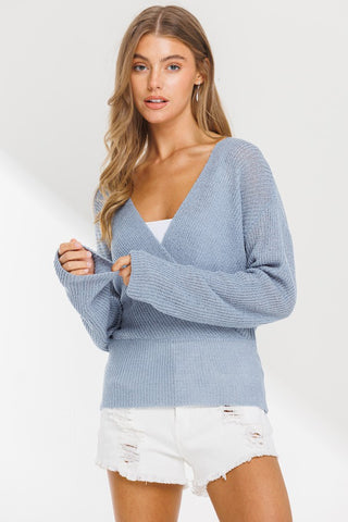 Soft Embrace Wrap Top