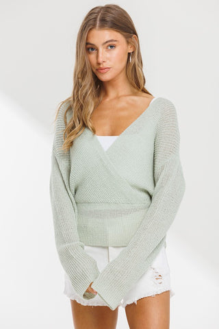 Soft Embrace Wrap Top