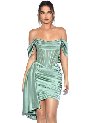 Satin Empress Corset Dress