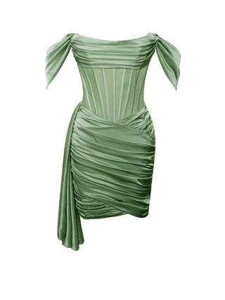 Satin Empress Corset Dress