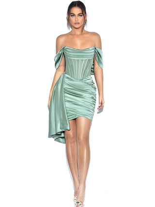 Satin Empress Corset Dress