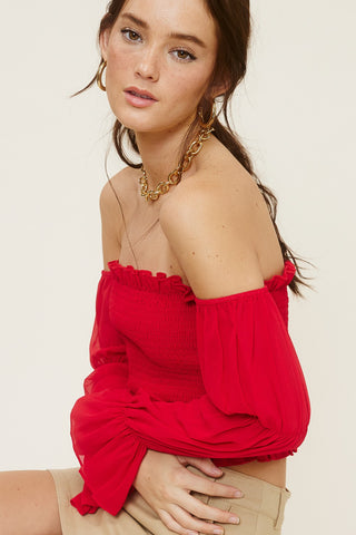 Sultry Smock Blouse