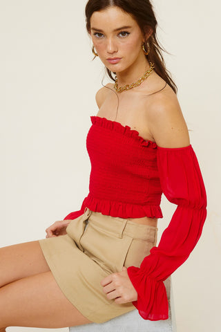 Sultry Smock Blouse