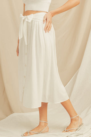 Easy Elegance Tie Skirt