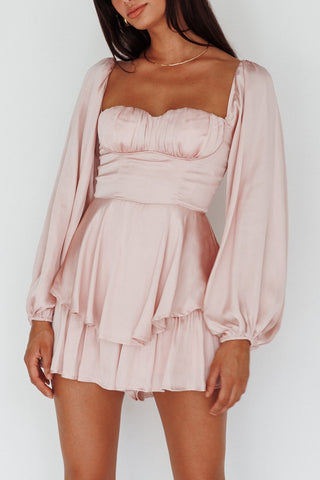 Posh Pink Layered Romper