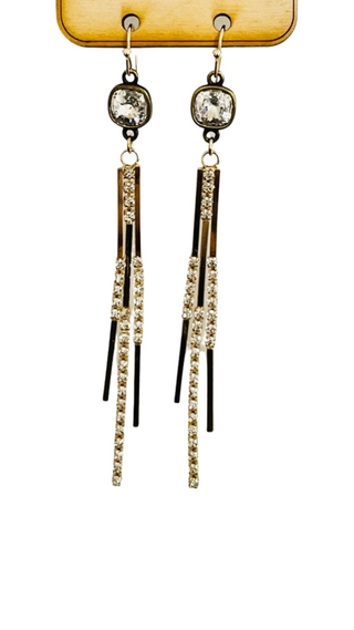 Crystal Rainfall Earrings