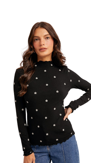 Freshly Picked Mock Neck Top