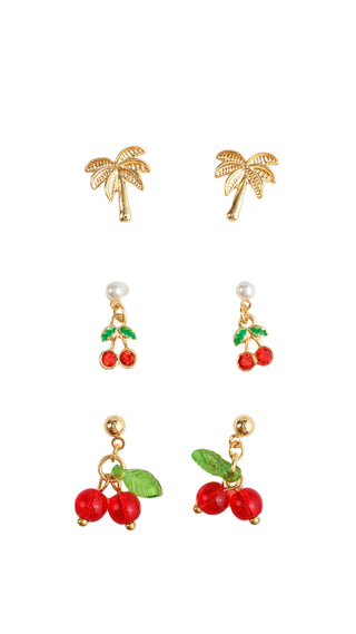Tropic Babe Earring Trio