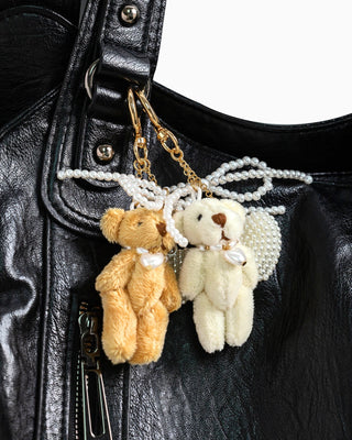 Pearl Bear Bag Charm