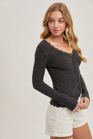 Text Me Later Cardigan