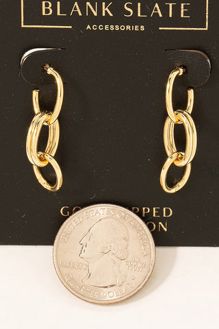Modern Linked Earrings