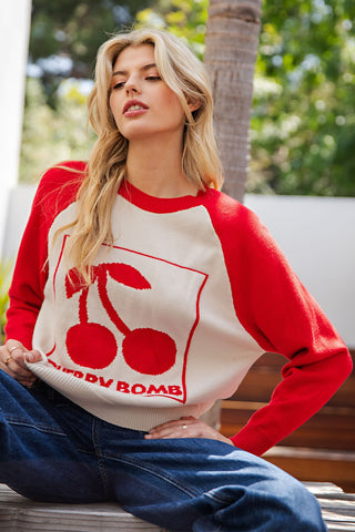 Cherry Bomb Sweater