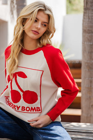 Cherry Bomb Sweater