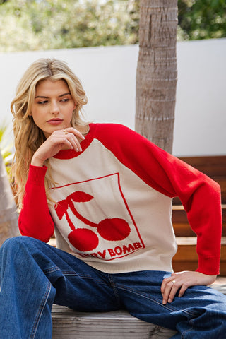 Cherry Bomb Sweater