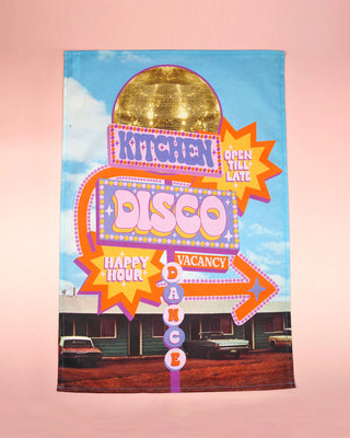 Neon Groove Kitchen Towel