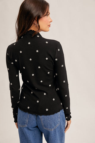 Freshly Picked Mock Neck Top
