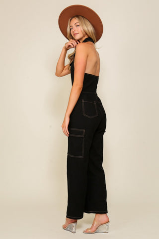 Vintage Vibe Denim Jumpsuit