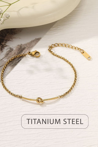 Petite Gold Knot Bracelet