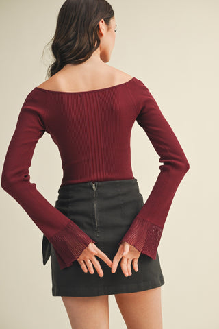 Sweet Escape Off-Shoulder Top