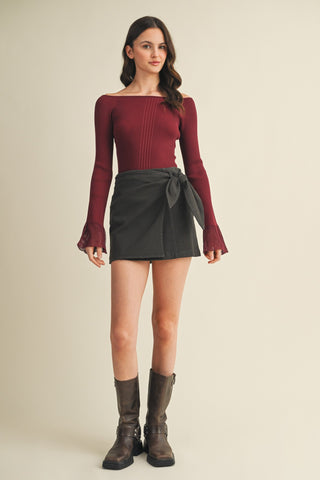 Sweet Escape Off-Shoulder Top