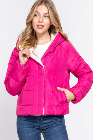 Electric Pink Puffer