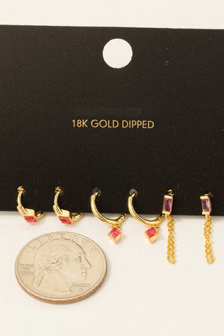 Bubblegum Bling Earring Set