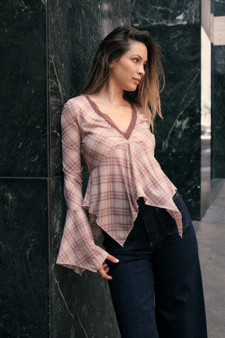 Plaid & Pretty Top