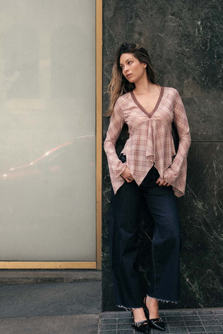 Plaid & Pretty Top