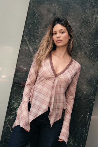 Plaid & Pretty Top