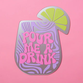 Sippin' Pretty Mirror