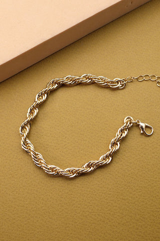 Braided Bliss Gold Bracelet