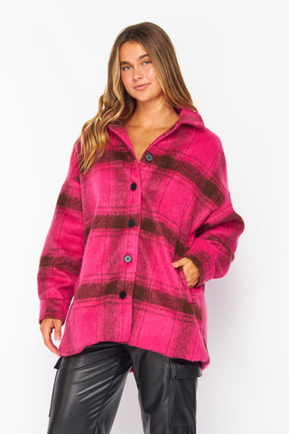Flannel Flair Oversized Shacket