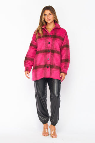 Flannel Flair Oversized Shacket