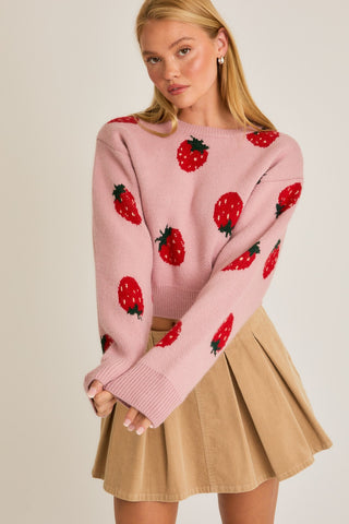 Berry Good Vibes Sweater