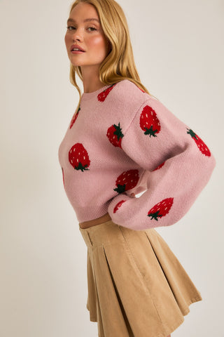 Berry Good Vibes Sweater