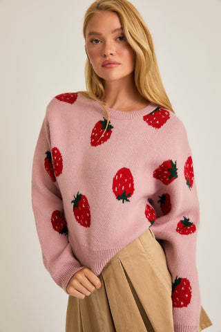 Berry Good Vibes Sweater