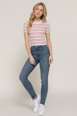 Stripe Story Tee